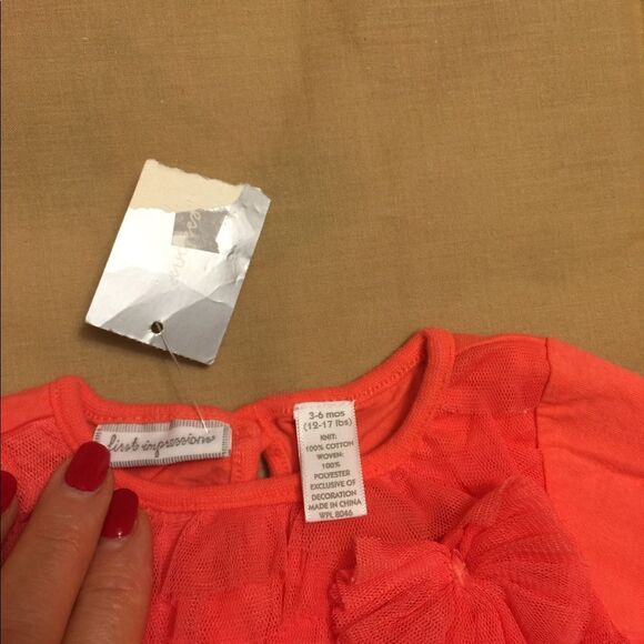 Little girls long sleeve top and bottom - Picture 7 of 8